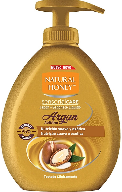 Mydło w płynie do rąk - Natural Honey Sensorial Care Argan Addiction — Zdjęcie N1