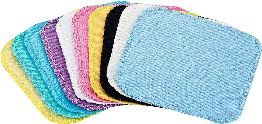 Gąbki wielokrotnego użytku do demakijażu w woreczku do prania ToFace - MAKEUP Remover Sponge Set Multicolour & Reusable — Zdjęcie N2