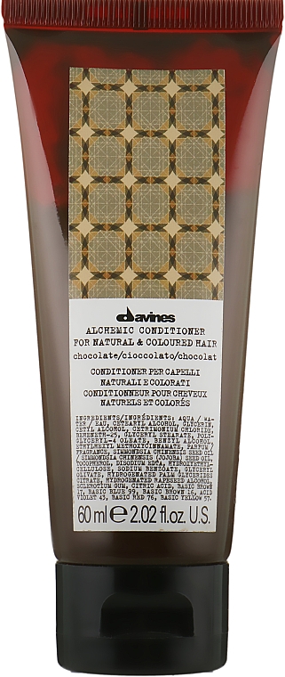 Odżywka do włosów naturalnych i farbowanych - Davines Alchemic Conditioner — Zdjęcie N2