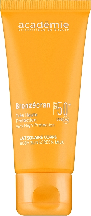 Mleczko do ciała z filtrem przeciwsłonecznym - Academie Bronzecran Body Sunscreen Milk SPF 50+ — Zdjęcie N1