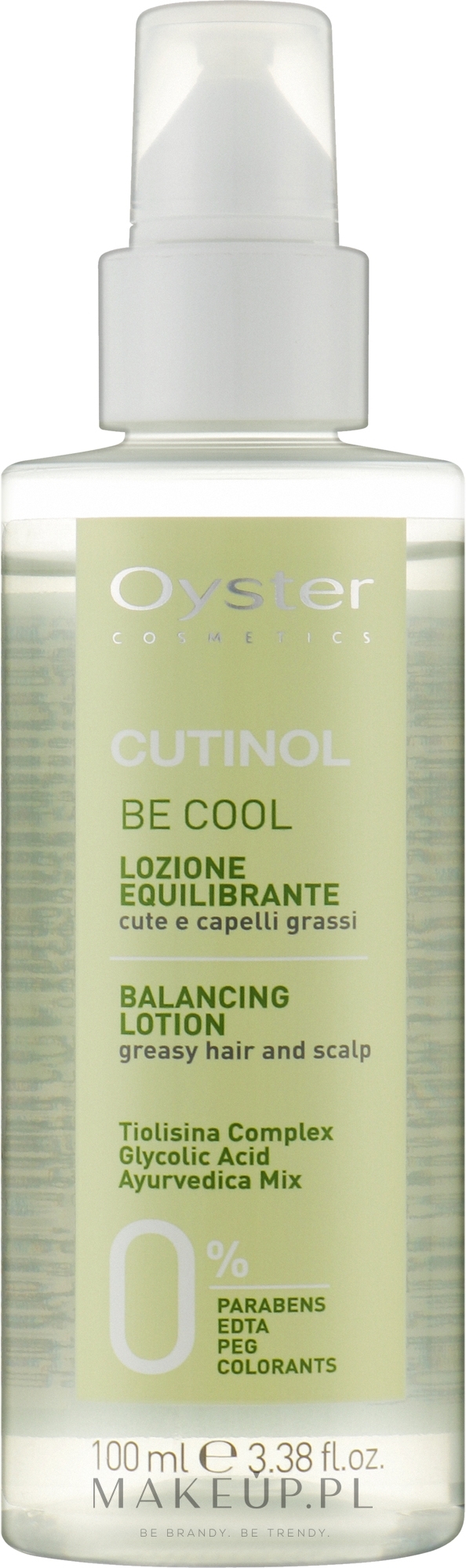 Balsam do włosów - Oyster Cosmetics Cutinol Be Cool Balsam Normalization Sebum  — Zdjęcie 100 ml