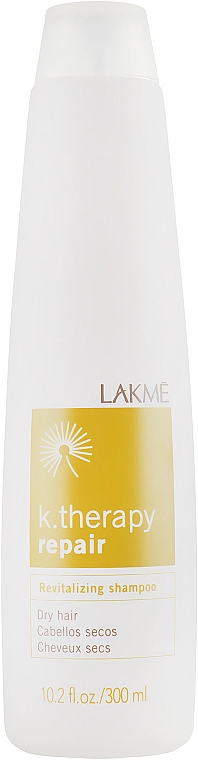 Rewitalizujący szampon do włosów suchych i bardzo suchych - Lakmé K.Therapy Repair Shampoo