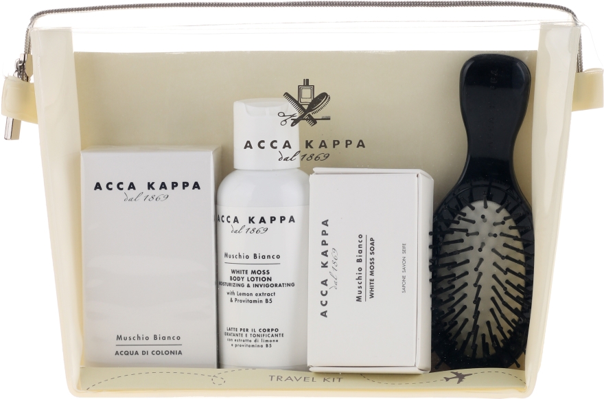 Zestaw - Acca Kappa (edp/30ml + b/lotion/100ml + soap/50g + hairbrush) — Zdjęcie N1