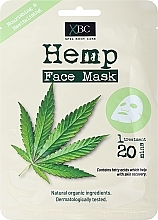 Odmładzająca maseczka w płachcie do twarzy - Xpel Marketing Ltd Hemp Face Mask — Zdjęcie N1