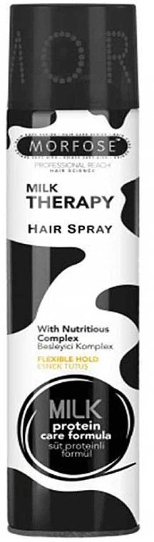 Lakier do włosów - Morfose Milk Therapy Hair Spray — Zdjęcie N1