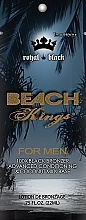 Krem do opalania w solarium dla mężczyzn - Tan Asz U Beach Kings For Men (próbka)	 — Zdjęcie N1