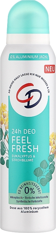 Dezodorant w sprayu Poczuj świeżość - CD 24h Deo Feel Fresh — Zdjęcie N1