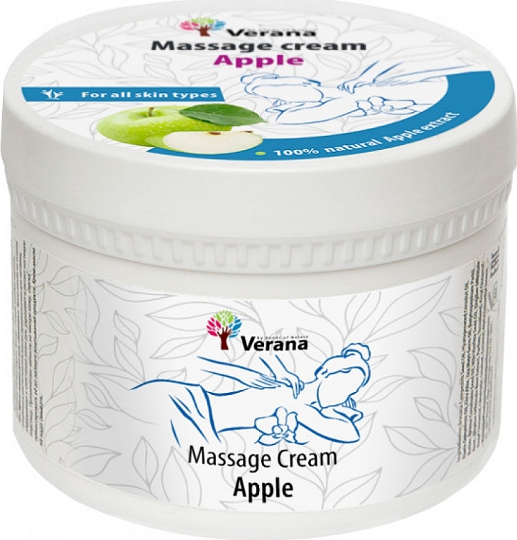 Krem do masażu Jabłko - Verana Massage Cream Apple — Zdjęcie N1