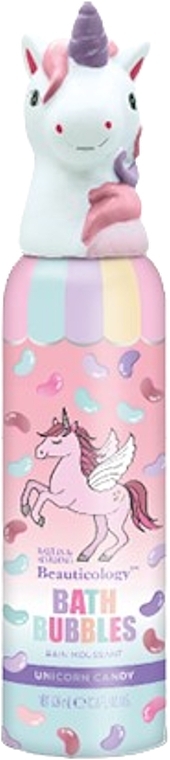 Pianka do kąpieli dla dzieci z zabawką, jednorożec - Baylis & Harding Beauticology Unicorn Candy Bath Bubbles Gift — Zdjęcie N1