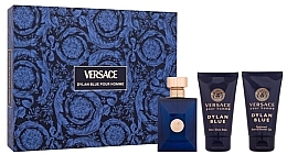 Versace Dylan Blue Pour Homme - Zestaw (edt 50 ml + sh/gel 50 ml + ash/balm 50 ml) — Zdjęcie N1