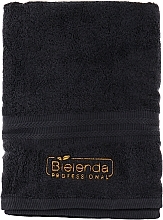 Kup Ręcznik z logo, czarny, 70 x 140 cm - Bielenda Professional Spa Frotte Black Towel