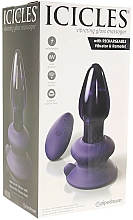 Kup Wibrujący korek analny - PipeDream Icicles Vibrating Glass Butt Plug Massager No.85