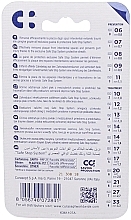 Szczoteczki międzyzębowe 1,3 mm, 6 sztuk, bordowe - Curaprox Curasept Proxi Treatment T13 Bordeaux — Zdjęcie N2