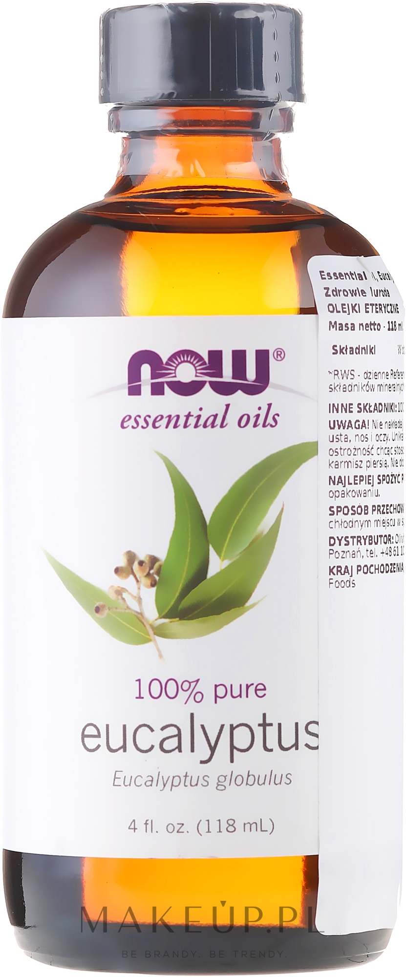 Olejek eteryczny Eukaliptus - Now Foods Eucalyptus Essential Oils — Zdjęcie 30 ml