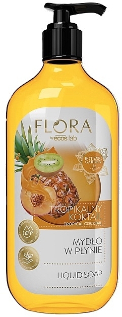 Mydło w płynie Tropical Cocktail - Vis Plantis Flora Liquid Soap — Zdjęcie N1