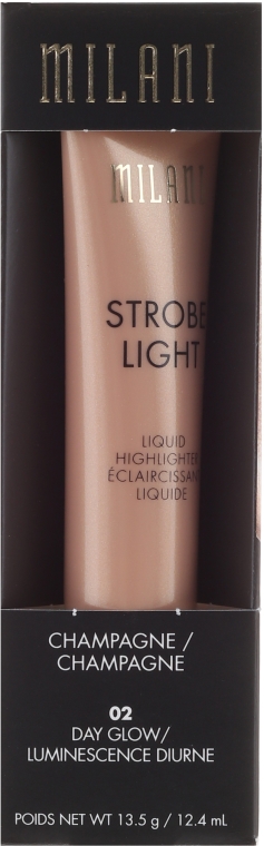 Kremowy rozświetlacz do twarzy - Milani Strobe Light Liquid Highlighter — Zdjęcie N1