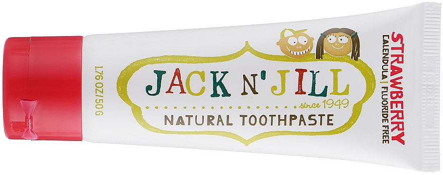 Natralna pasta do zębów dla dzieci Truskawka - Jack N' Jill Toothpaste Strawberry — Zdjęcie N1