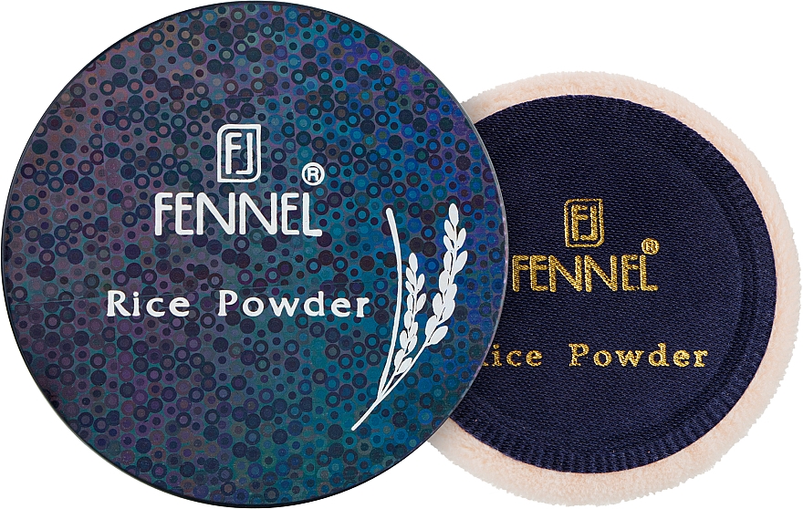 Ryżowy puder kompaktowy z lusterkiem - Fennel Rice Powder — Zdjęcie N1