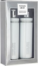 Zestaw - Vivian Gray White Crystals Set (sh/gel/250ml + b/lot/250ml) — Zdjęcie N1