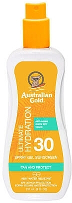 Żel do opalania w sprayu - Australian Gold Unisex Sunscreen SPF30 Spray Gel — Zdjęcie N1