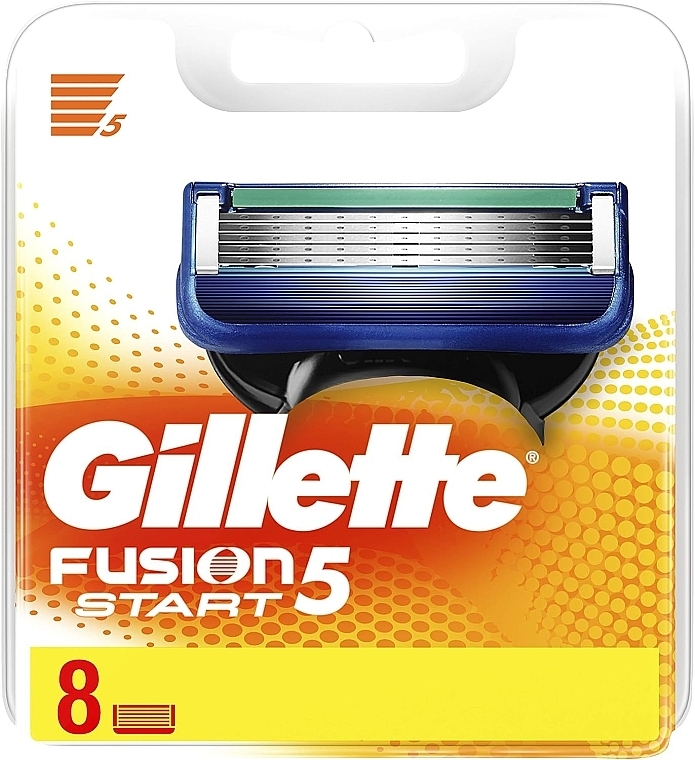 Wymienne ostrza do golenia, 8 szt. - Gillette Fusion5 Start Replacement Razor Blades Pack — Zdjęcie N1