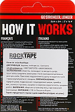 Taśma kinesio, błękitna - RockTape Kinesio Tape Standart — Zdjęcie N3