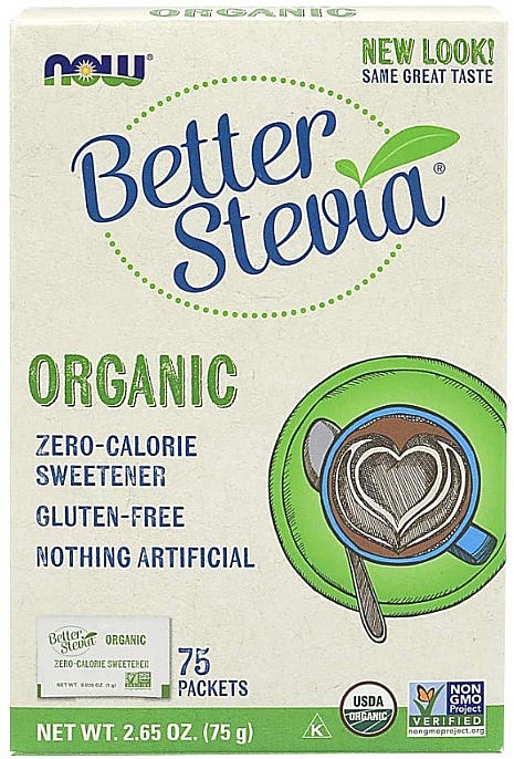 Naturalny słodzik - Now Foods Better Stevia Organic Sweetener — Zdjęcie N1