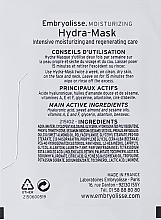 Nawilżająca maska do twarzy - Embriolisse Laboratories Hydra-Masque (próbka) — Zdjęcie N2