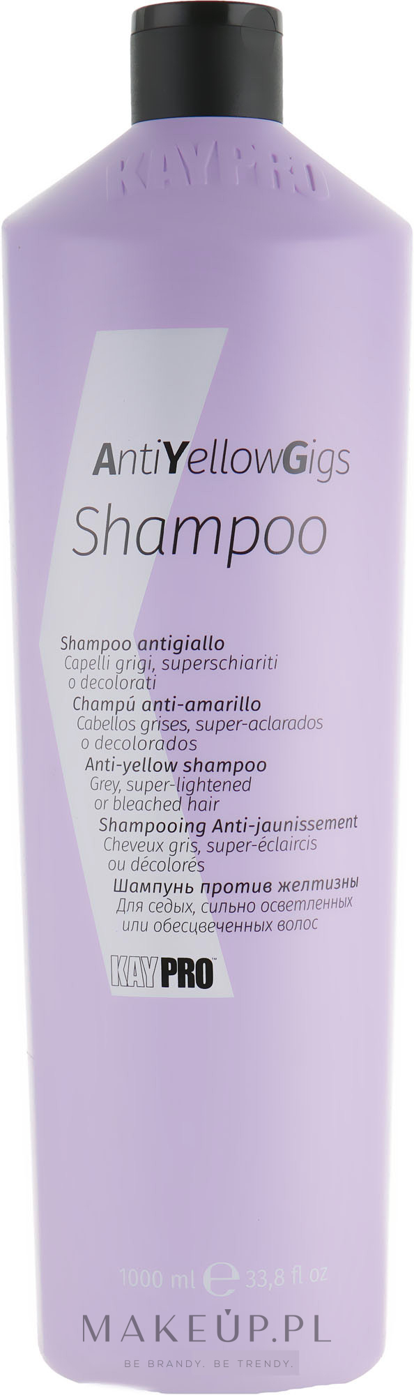 Szampon przeciw żółtym odcieniom - KayPro NoYellowGigs Shampoo — Zdjęcie 1000 ml
