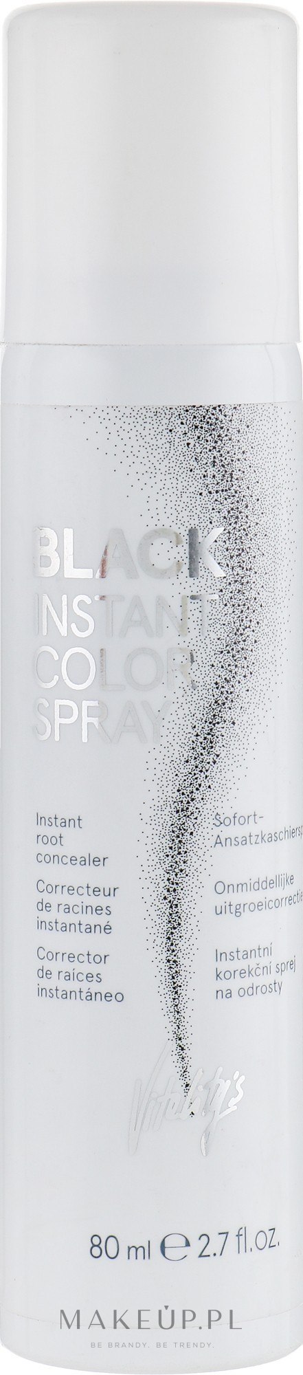 Spray maskujący odrosty - Vitality's Instant Color Spray — Zdjęcie Black