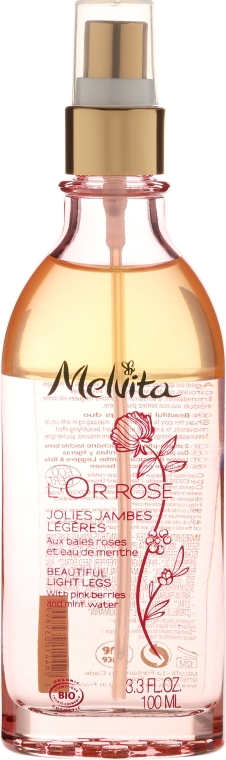 Różany olejek do nóg - Melvita L’Or Rose Oil Beautiful Light Legs — Zdjęcie N1