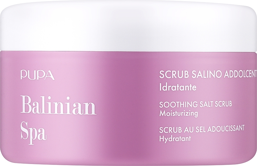 Nawilżający scrub solny do ciała - Pupa Balinian Spa Soothing Salt Scrub Moisturizing — Zdjęcie N1