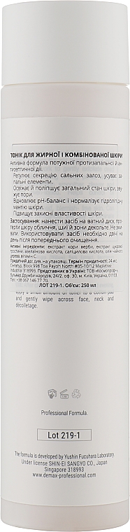 Tonik do twarzy przeciw trądzikowi - Demax Acne Reconstructor Toner — Zdjęcie N2