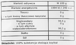 Suplement diety Ksylitol, cukier brzozowy - Intenson Xylitol — Zdjęcie N2