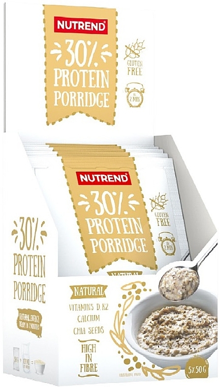 Owsianka proteinowa Naturalna - Nutrend 30% Protein Porridge — Zdjęcie N1