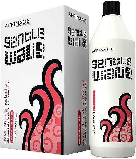 Ultraodżywczy płyn do trwałej ondulacji i neutralizator - Affinage Gentle Wave Twin Pack Perm + Fix Normal — Zdjęcie N1