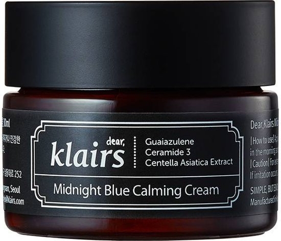 Nawilżająco-zmiękczający krem kojący do twarzy - Klairs Midnight Blue Calming Cream — Zdjęcie N1