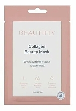 Kolagenowa maseczka kosmetyczna do twarzy - Beautifly Collagen Mask — Zdjęcie N1