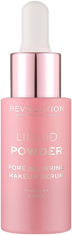 Rozświetlające serum pod podkład - Makeup Revolution Liquid Powder Pore Blurring Makeup Serum — Zdjęcie N1