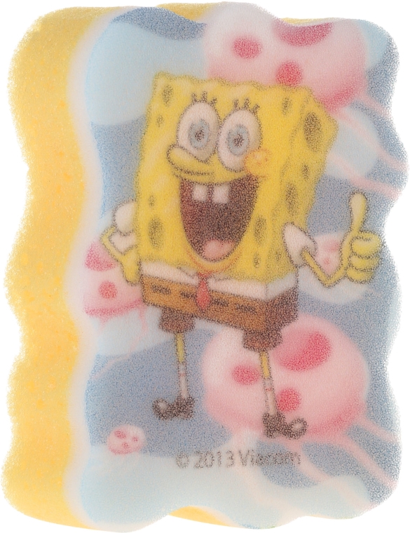 Gąbka kąpielowa dla dzieci, Spongebob, błękitna - Suavipiel Sponge Bob Bath Sponge — Zdjęcie N1