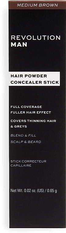 Farba w sztyfcie do włosów męskich - Revolution Haircare Man Blend & Fill Fuller Hair Stick — Zdjęcie N2