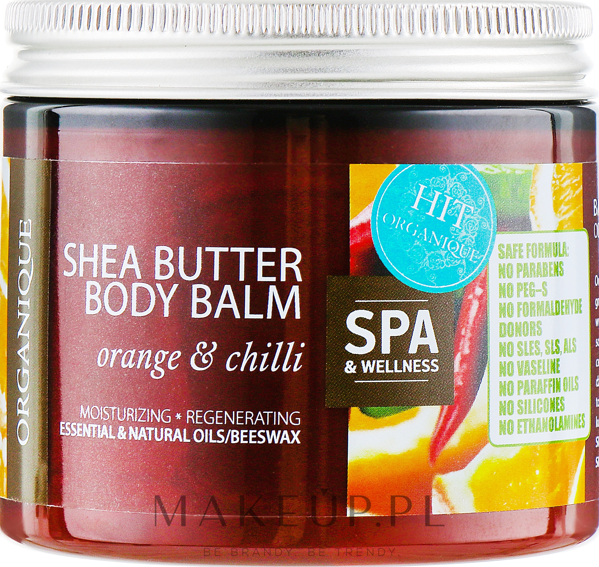Balsam do ciała Pomarańcza i chili - Organique Organique Shea Butter Body Balm Orange and Chilli — Zdjęcie 200 ml