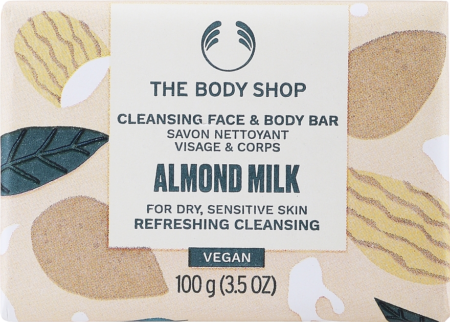 Mydło w kostce, Mleko migdałowe, miód - The Body Shop Cleansing Bar Milk Honey — Zdjęcie N1