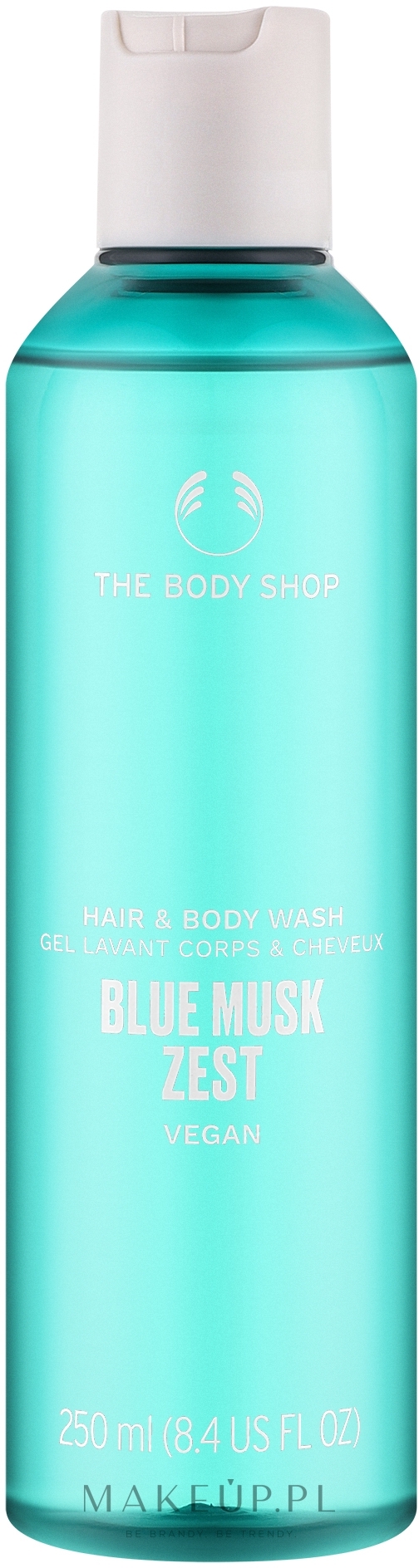 The Body Shop Blue Musk Zest Vegan - Żel do ciała i włosów — Zdjęcie 250 ml