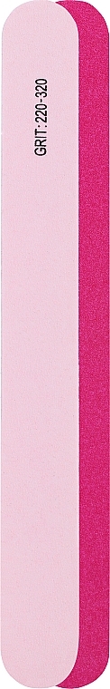 Pilnik do paznokci, 220-320, różowy - Inter-Vion — Zdjęcie N2