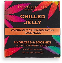Maska do twarzy - Revolution Skincare Good Vibes Chilled Jelly Cannabis Sativa Overnight Mask — Zdjęcie N2
