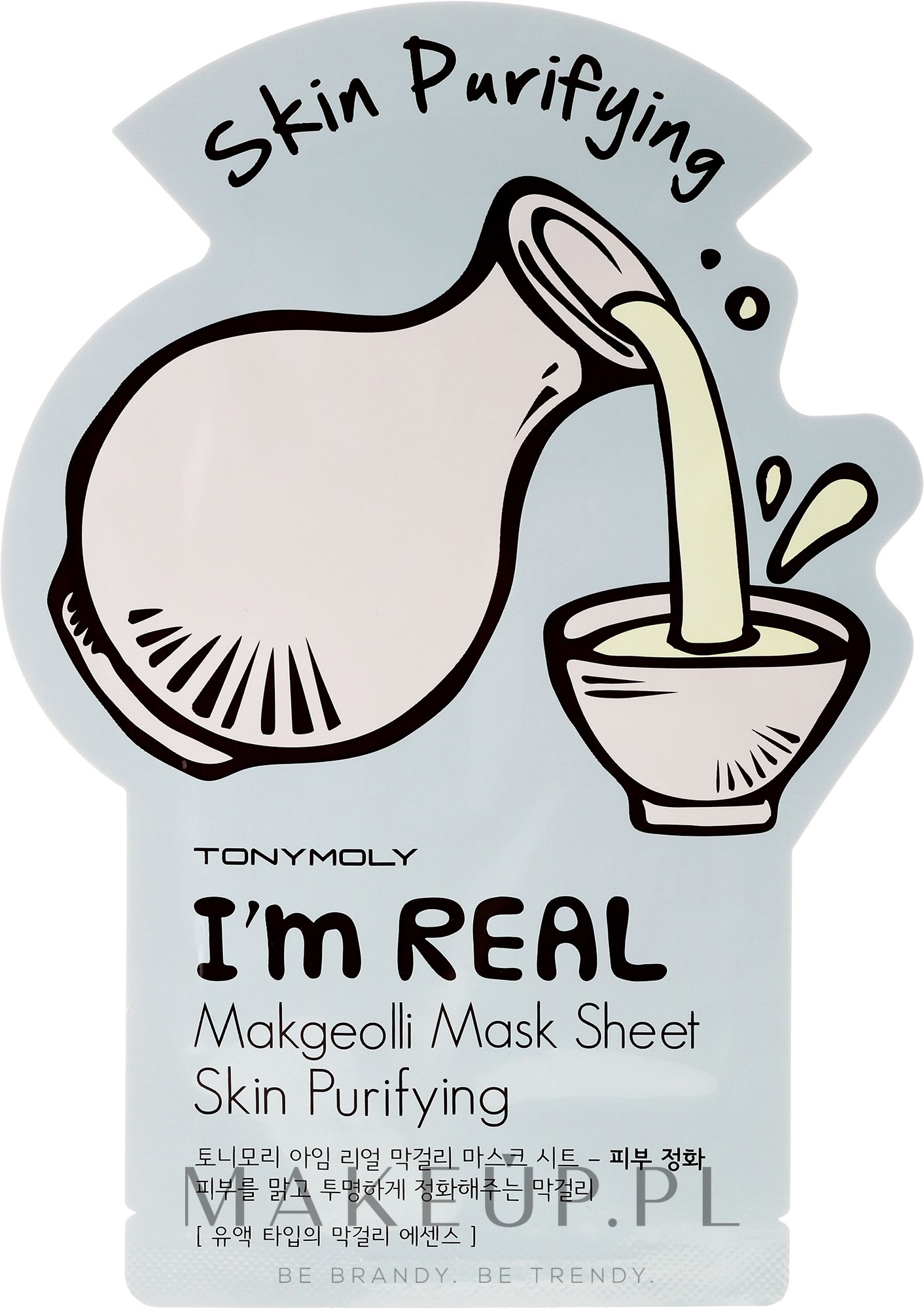Maseczka do twarzy na tkaninie Makgeolli - Tony Moly I'm Real Makgeolli Mask Sheet — Zdjęcie 21 ml