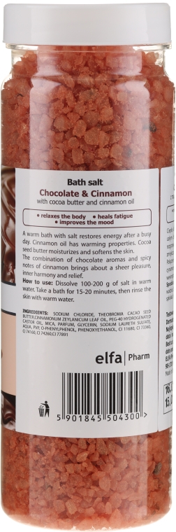 Sól do kąpieli - Fresh Juice Chocolate & Cinnamon — Zdjęcie N4
