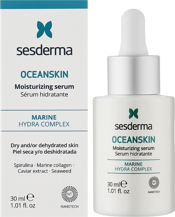 Nawilżające serum do twarzy - Sesderma Laboratories Oceanskin Moisturizing Serum — Zdjęcie N2