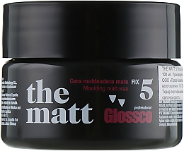 Kup Bardzo mocno utrwalający matowy wosk - Glossco The Matt 5